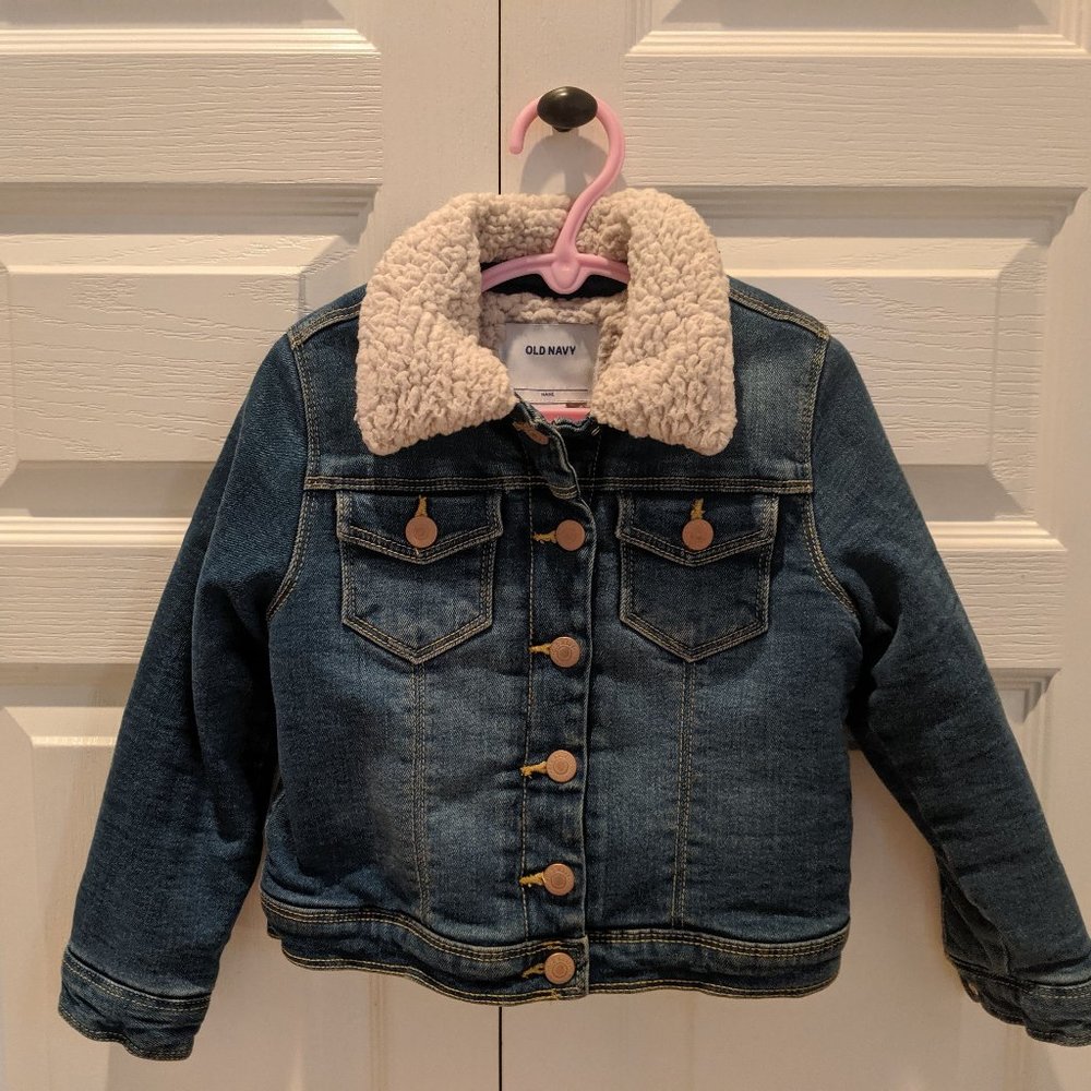 Old Navy Sherpa-lined Jean Jacket